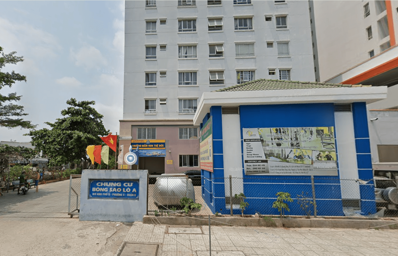Quận 8, giá bán 3,1 tỷ, TL, tặng toàn bộ NT theo nhà Chung cư Bông Sao P5 Q8