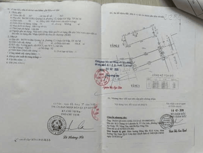 Bán 6.5 tỷ 56m² Đất thổ cư 84/59 Bùi Quang Là,Gò Vấp, An Hội Tây, Thành phố Hồ Chí Minh