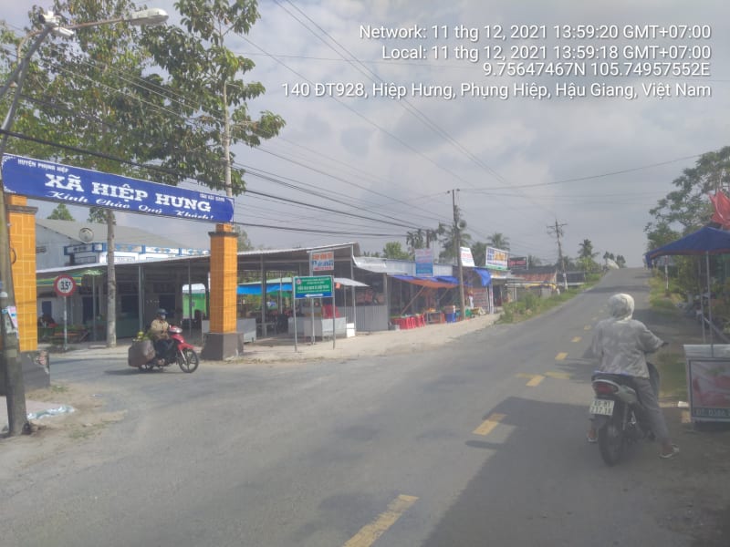 PH37 Lô Nông thôn kinh 81 xã Hưng Hiệp về bến phà Ông Hiền