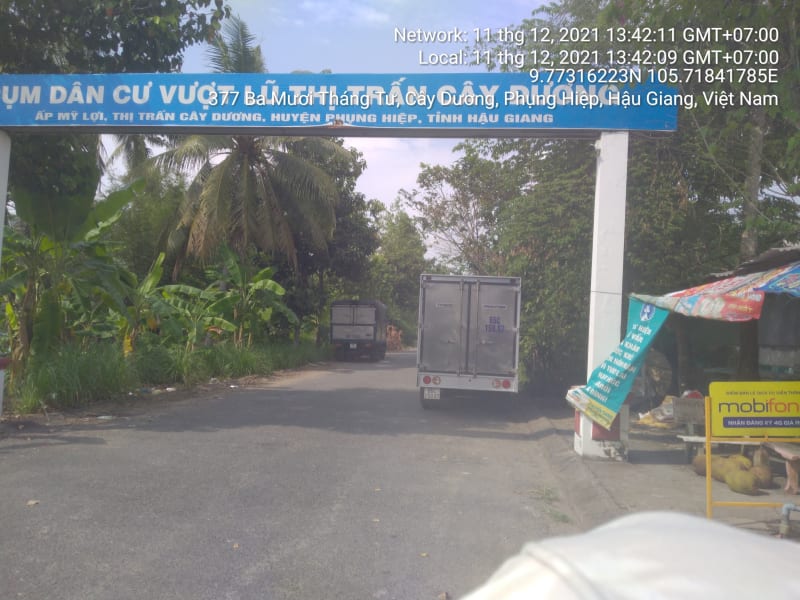 PH21 Lộ Nội Bộ khu Dân Cư Vượt lũ TT Cây Dương