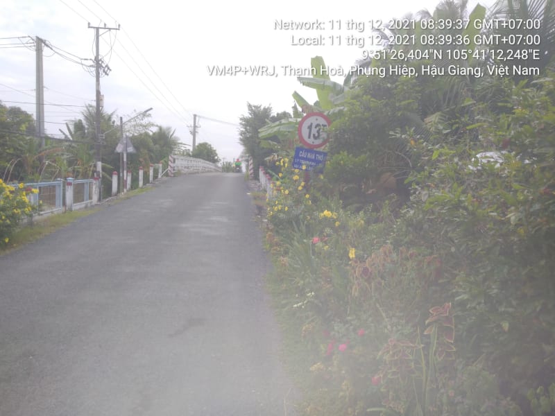 PH14 Tỉnh lộ 928 Cầu Nhà Thờ vêd TT Cây Dương