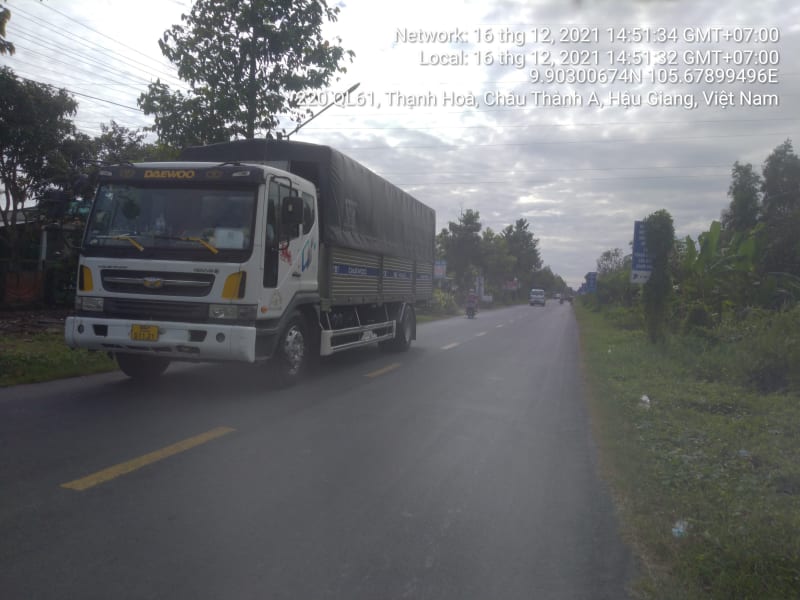 CTA34 QL61 Đường trần Hưng Đạo ranh xã Thạnh xuân về ngã ba chợ rạch gòi