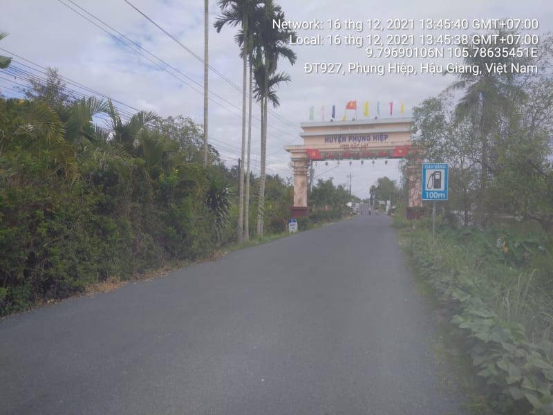 PH29, Đường về trung tâm xã Phụng Hiệp, từ UBND xã Phụng Hiệp đến tỉnh lộ 927