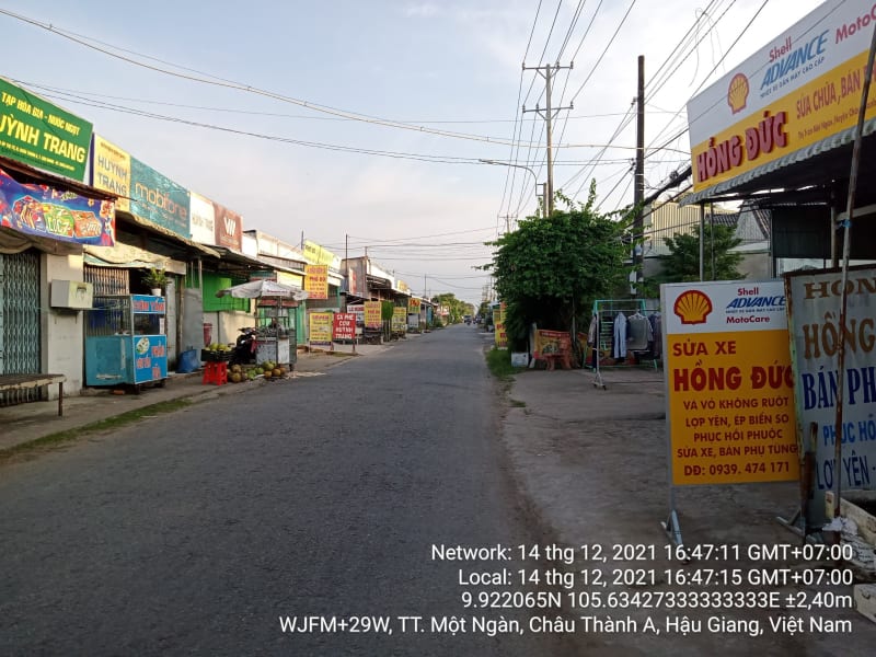CTA04 đường Tầm Vu, TT một ngàn, từ kênh Tư Bùi đến Ranh huyện Phụng Hiệp.