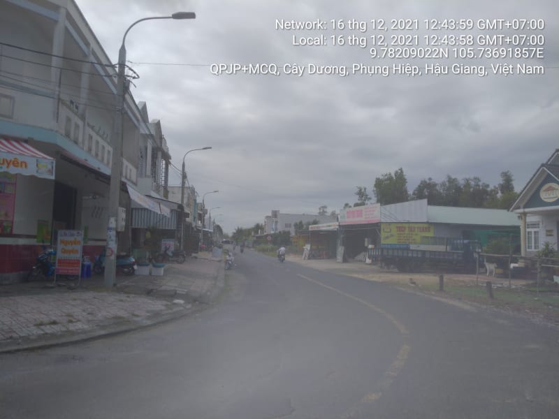 PH38  lộ nông thôn kinh Hậu Giang 3 xã hiệp Hưng phụng Hiệp giáp tỉnh lộ 928 về ngã tư Ông triều