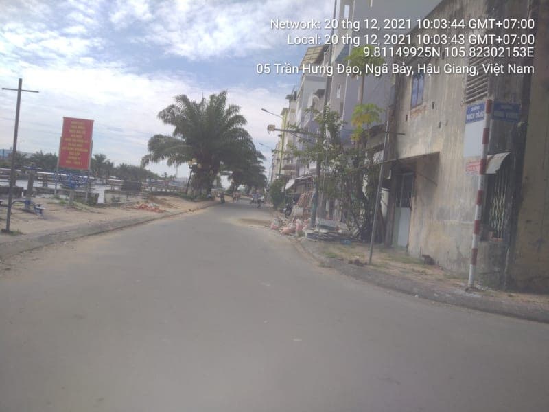 NB07 đg Hùng Vương Bạch Đăng về vòng xoay Ngã 5(nhờ thờ)