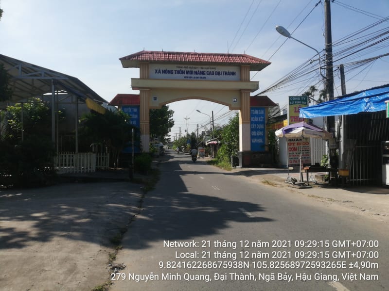NB65 Đường ô tô về trung tâm xã Tân Thành, Xã Tân Thành, từ Ranh xã Đại Thành đến Ranh xã Phú Hữu (huyện Châu Thành)