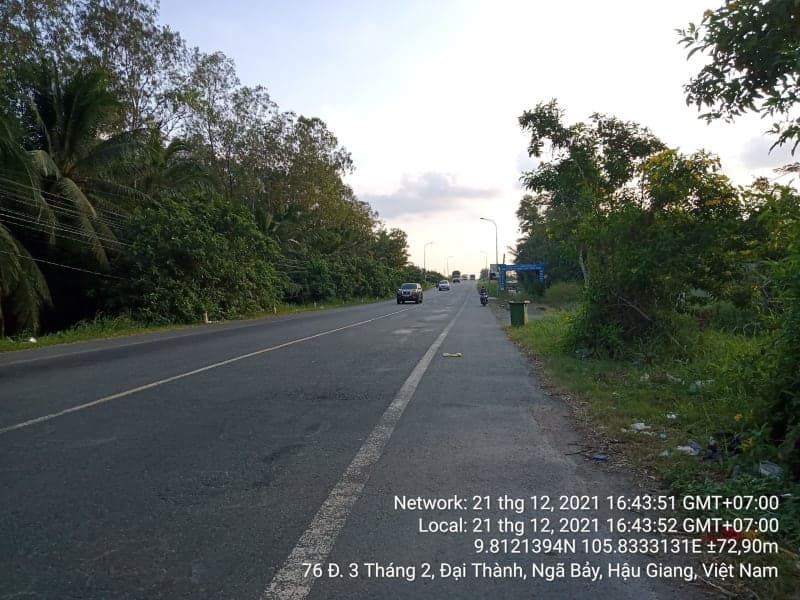 NB62 Đường 3 Tháng 2, xã Đại Thành, từ Hùng Vương (vòng xoay xã Hiệp Lợi) đến Cầu Kênh Mang Cá