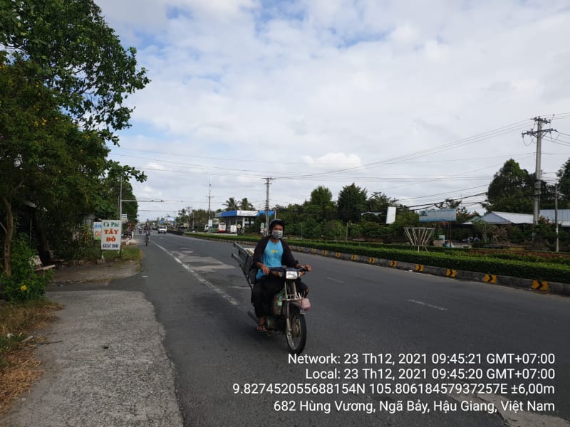 NB71 đường Hùng Vương, phường Hiệp Lợi, từ đường 3 tháng 2 đến cống hai đào ( giáp xã Tân Long, huyện Phụng hiệp)