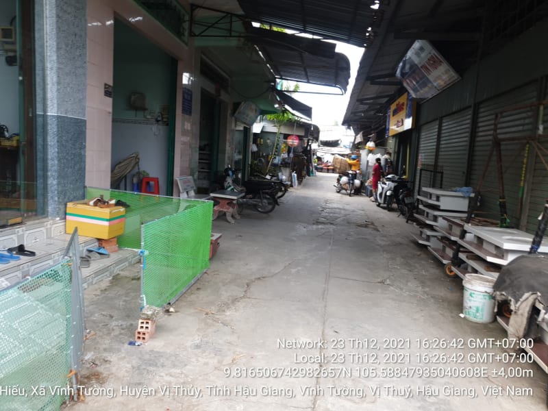 VTY42 chợ Vĩnh Tường, xã Vĩnh Tường,khu vực trong chợ