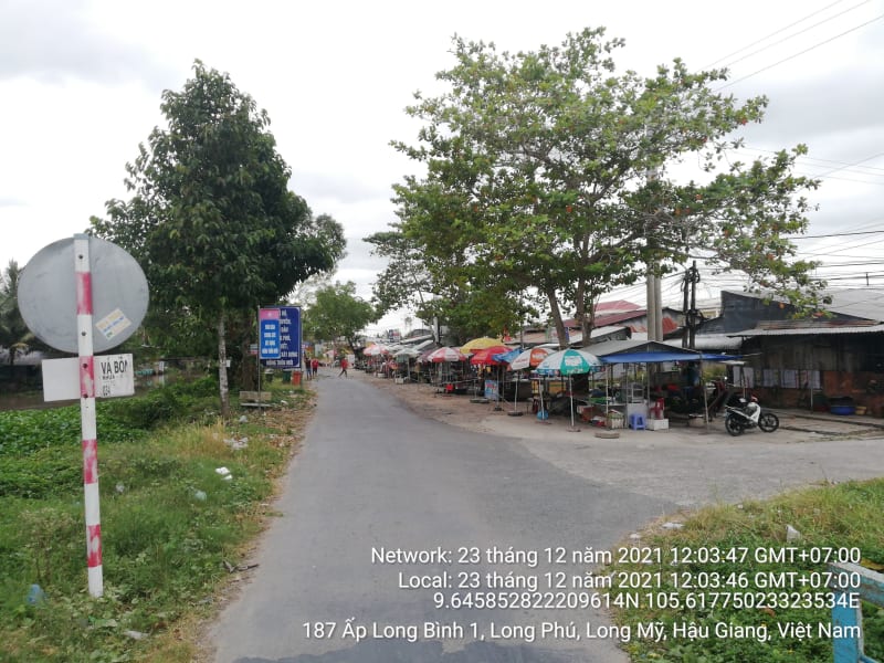 LM66  Chợ Long Hòa 1 theo quy hoạch  Xã Long Phú