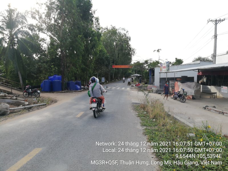 HLM49 xã Thuận Hưng UBND Thuận Hưng giáp Thị trấn Vĩnh Viễn