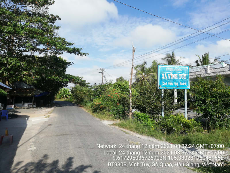HLM36  Xã Lương Tâm  từ  Đền Thờ Bác Hồ (xã Lương Tâm) đến  Giáp ranh xã Vĩnh Tuy (thuộc tỉnh Kiên Giang