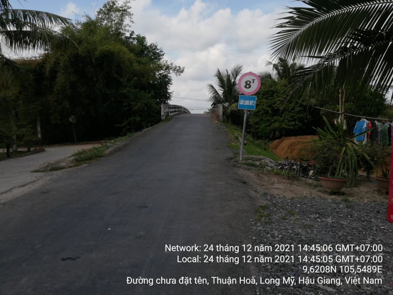 HLM43  Tuyến đường kênh Long Mỹ 2  Xã Xà Phiên từ  Ranh xã Xà Phiên đến  Cầu Long Mỹ 2