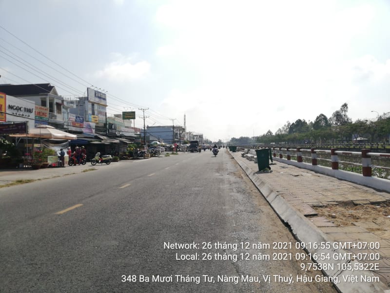 VTY69 Đường 30 Tháng 4 Thị trấn Nàng Màu Cầu Nàng Mau đến Trạm Biến Điện