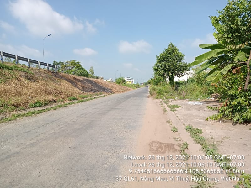 VTY91 Đường Phan Đình Phùng, Thị trấn Nàng Mau, từ Ranh Khu thương mại thị trấn Nàng Mau đến Cầu Thủ Bổn
