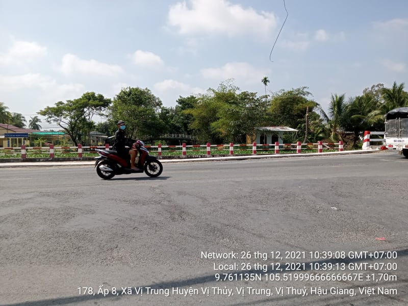 VTY93 Đường về xã Vị Trung, Thị trấn Nàng Mau, từ Quốc lộ 61 đến Ranh xã Vị Trung