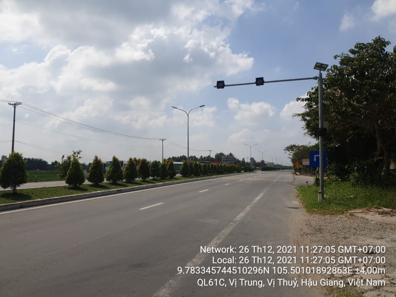 VTY 14, đại lộ Võ Nguyên Giáp, xã Vị Trung, từ ranh thành phố Vị Thanh đến vòng xoay cầu mương lộ