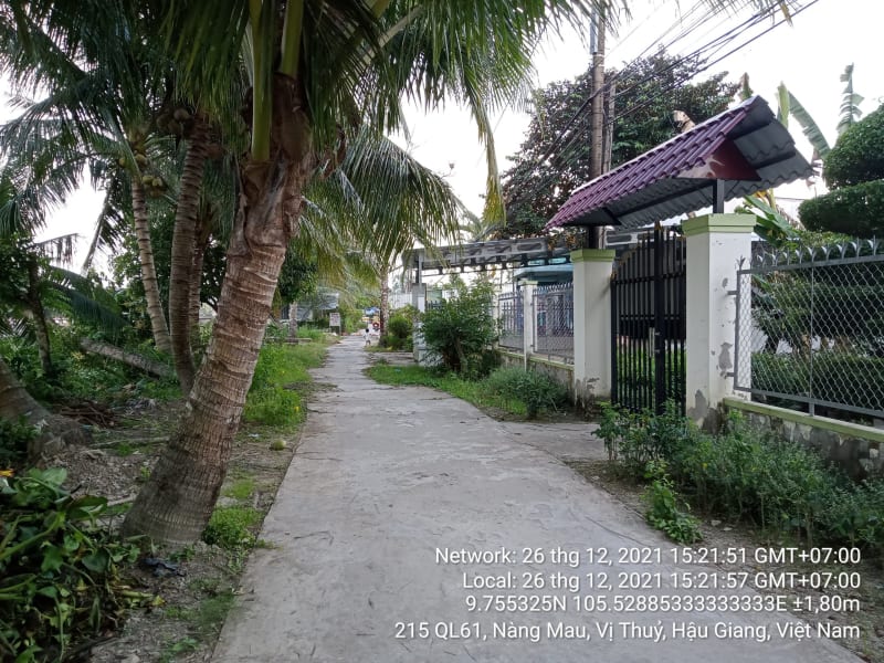 VTY100 Đường Kênh Lộ Làng, Thị trấn Nàng Mau, từ Nguyễn Tri Phương đến Giáp ranh xã Vị Thuỷ