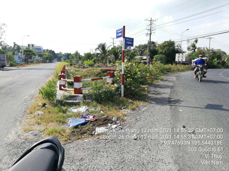 VTY86 Thị trấn Nàng Mau từ Cầu Nàng Mau 2 đến Ranh xã Vị Thắng