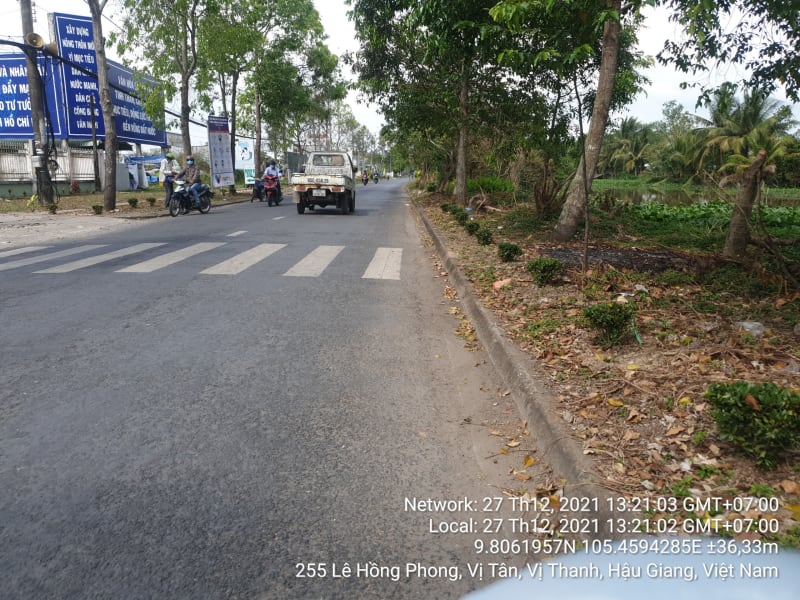 VT 96 đường 19/8, xã Vị Tân, đường Lê Hồng Phong đến kênh 59