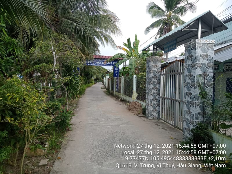 VTY56 Đường kênh Lộ làng, Xã Vị Thuỷ, từ Ranh thị trấn Nàng Mau đến Đường kênh Lò Heo