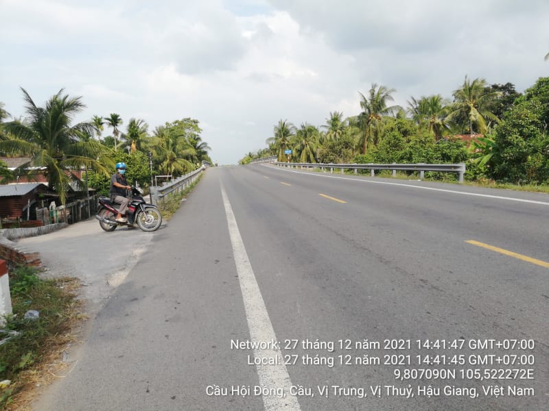 VTY48 Đường công vụ kênh Ba Liên Xã Vị Trung từ Ranh thành phố Vị Thanh đến Quốc lộ 61C