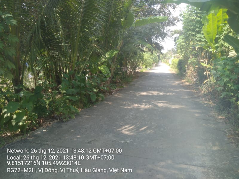 VTY09 đg kênh ông Hai xã vị Đông đê bao Ô Môn xà No đến kênh ranh (kiên giang)