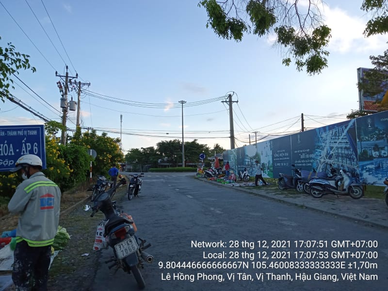 VT90 Đường Lê Hồng Phong, Xã Vị Tân, từ Đường 19 Tháng 8 đến Đường vào trường Bùi Thị Xuân