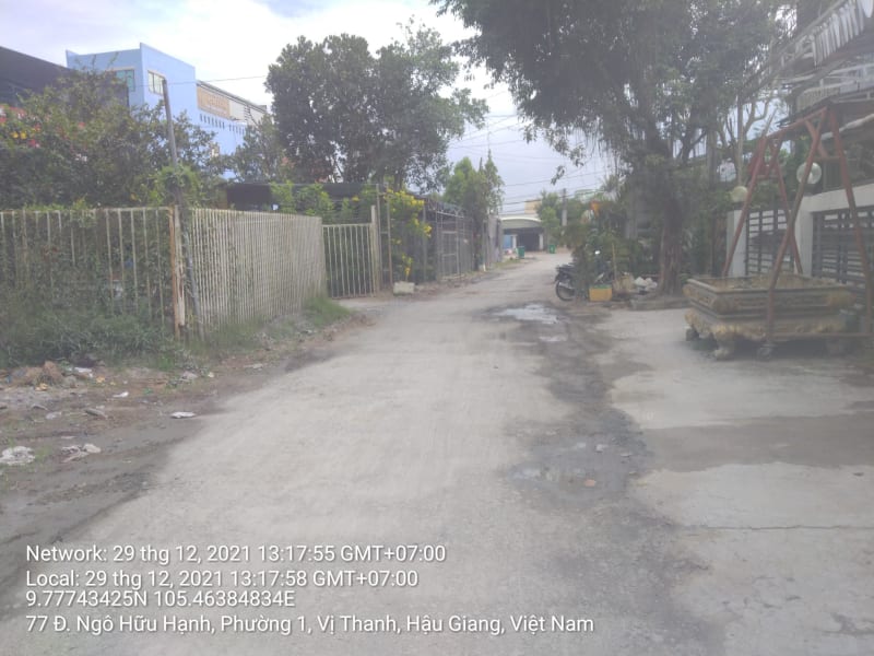 VT52 đg Ngô Hữu Mạnh P1 Từ Nguyễn Công Trứ về Triệu Thị Trinh