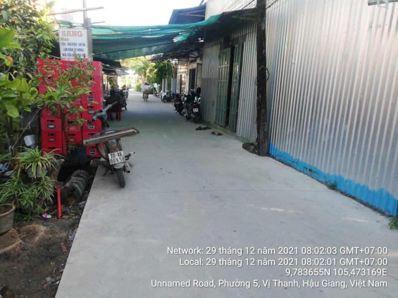 VT6 Khu vực 2 Phường V Các vị trí còn lại (lộ từ 2met trở lên) trong hẻm
