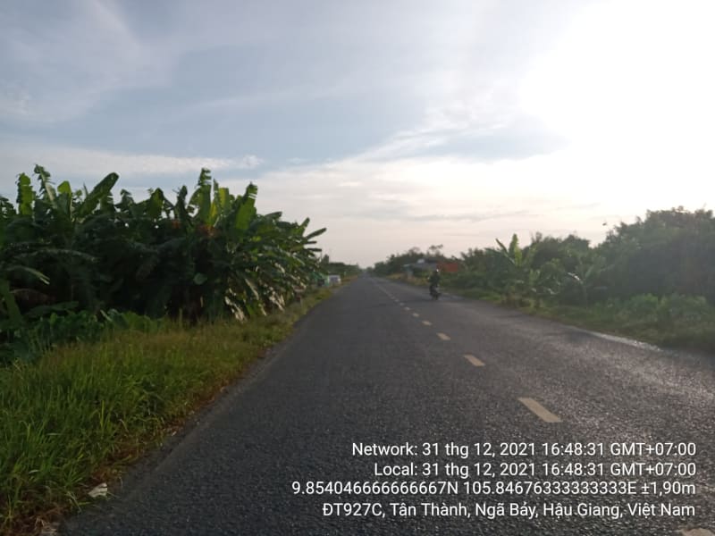 NB64 Tỉnh lộ 927C, Xã Tân Thành, từ Ranh xã Đại Thành đến giáp ranh huyện Châu Thành