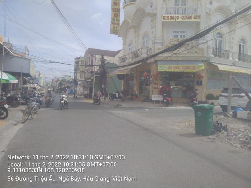 NB05 đường Triệu Ẩu nguyên tuyến đường