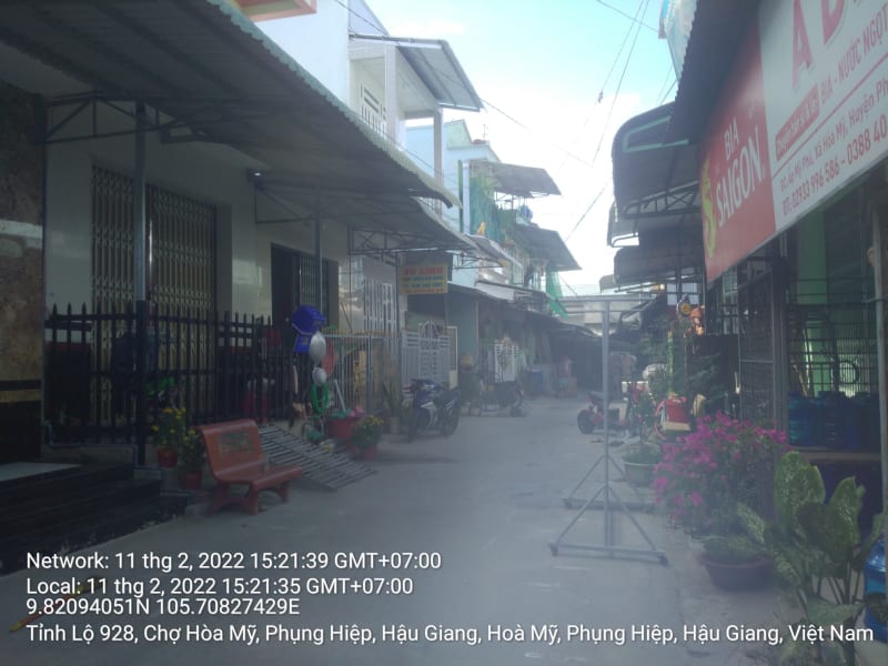 PH15 Chợ Hoà Mỹ xã hoà Mỹ các tuyến đường quanh chơ