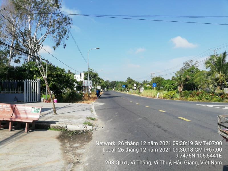 VTY74 - 1 Tuyến mương lộ song song Đường 30 Tháng 4 Thị trấn Nàng từ Thị trấn Nàng Mau đến Ranh xã Vị Thắng
