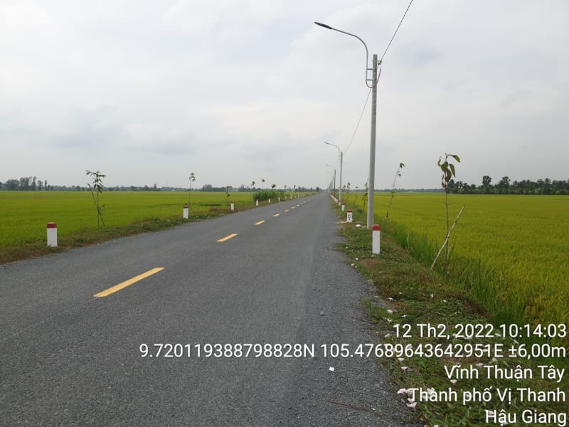 VTY106 "Cầu Sông Cái lớn - giáp ranh  phường III, TP Vị Thanh (đường tỉnh 931)"	Xã Vĩnh Thuận Tây