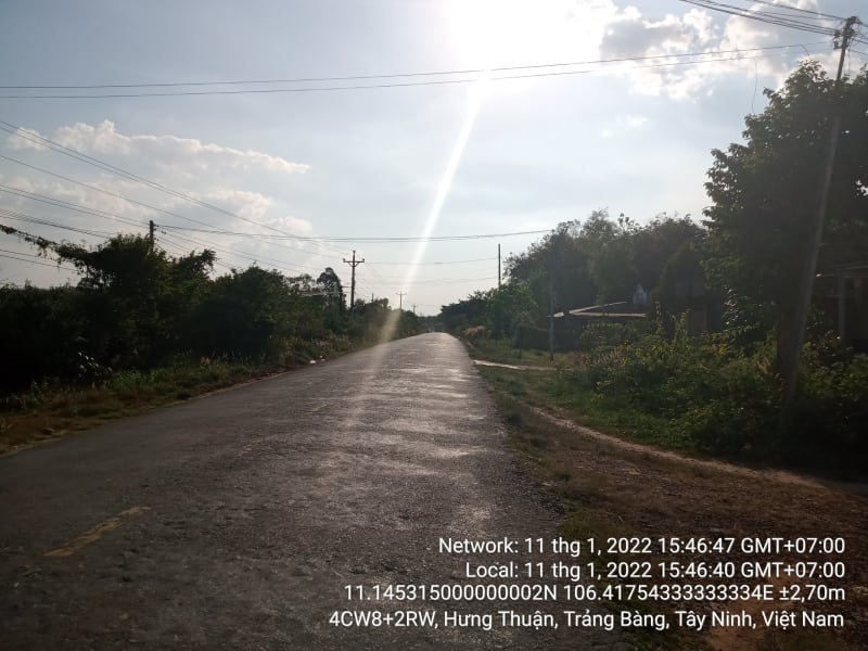 TRB01 TX Trảng Bàng, ĐT 787 B (Đoạn qua xã Hưng Thuận), từ UBND xã Hưng Thuận (Ngã Tư Bùng Binh) đến Ấp Xóm Suối