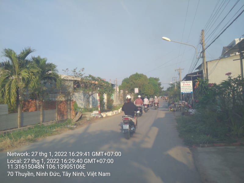 TN120 Đường Thuyền (đường vào chợ Cư Trú) từ Hết ranh chợ Cư Trú (Văn phòng KP Ninh Đức) đến Cực lạc Thái Bình