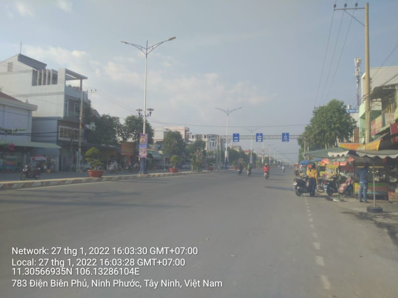 TN77 Điện Biên Phủ (lộ Bình Dương) từ đường CMT8 (cửa Hòa Viên) đến ranh phương Hiệp Ninh (Cầu Vườn Điều)