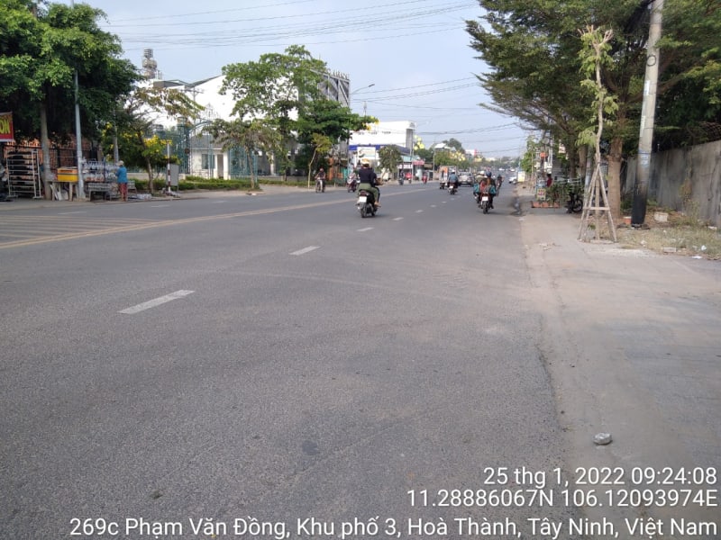 HT53 PHẠM VĂN ĐỒNG (Nguyễn Thái Học - Phạm Ngọc Trấn cũ) Ranh P.Hiệp Tân – Phường Long Hoa đến Hồ bơi Ao Hồ