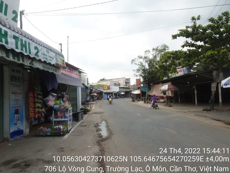 OM53, Lộ Vòng Cung ( đường tỉnh 923), khu quy hoạch phường Trường Lạc ( từ cống Bảy Hổ) đến rạch Xẻo Đế bên phải
