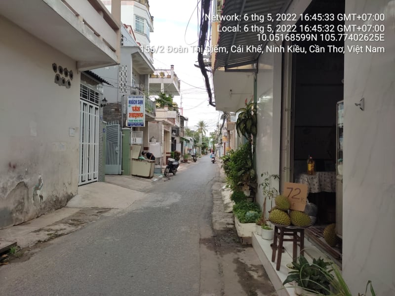 NK17 Đoàn Thị Điểm, đoạn đường từ Cách Mạng Tháng Tám đến ngã ba