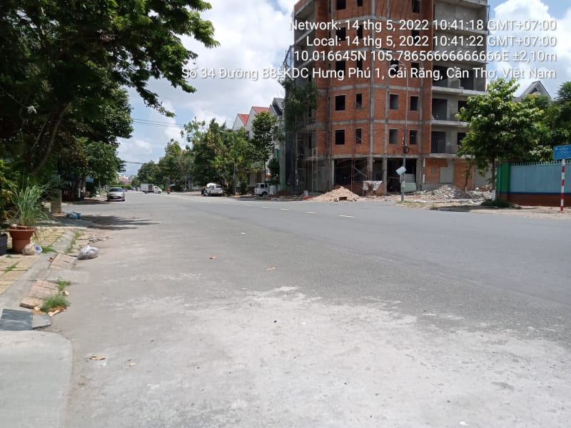 CR10 Hoàng Văn Thái (Đường A5 - khu dân cư Hưng Phú 1), từ Lý Thái Tổ đến đường dân sinh cặp đường dẫn cầu Cần Thơ
