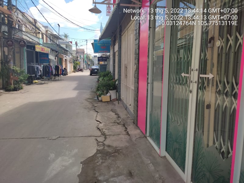 NK211 Hẻm 95, Mậu Thân đoạn đường từ Mậu Thân đến hết đoạn trải nhựa