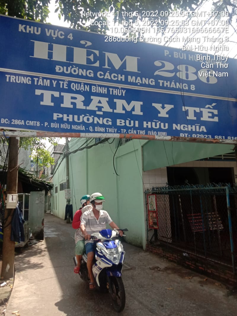 BT66 Hẻm 286 từ  Cách Mạng Tháng Tám đến ngã ba cuối hẻm