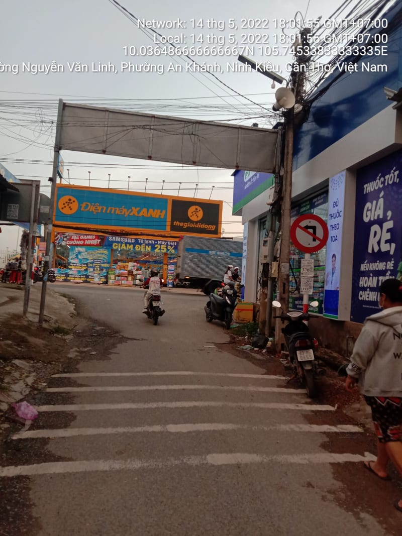 BT174 Đường vào làng hoa kiểng Bà Hộ từ quốc lộ 91B ( Nguyễn Văn Linh ) đến hết đoạn tráng nhựa