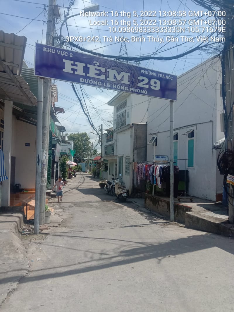 BT108 Hẻm 29 Lê Hồng Phong từ lê hồng phong đến hết đoạn nâng cấp đô thị