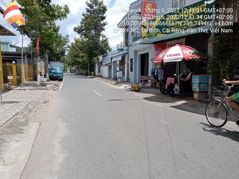 CR33 Nhật Tảo, Võ Tánh đến Lê Hồng Nhi tsss 1m2 khoảng 27 triệu đất thổ cư
