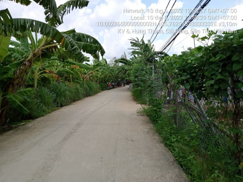 CR96 Tuyến đường lộ hậu Tân Thạnh Tây, Đường cặp rạch Cái Đôi đến Đường cặp Rạch Bàng