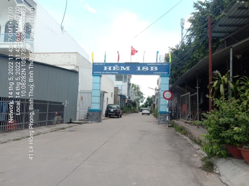 BT106 hẻm 18B, Lê Hồng Phong từ Lê Hồng Phong đến cuối hẻm